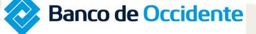 Logo de Banco de Occidente